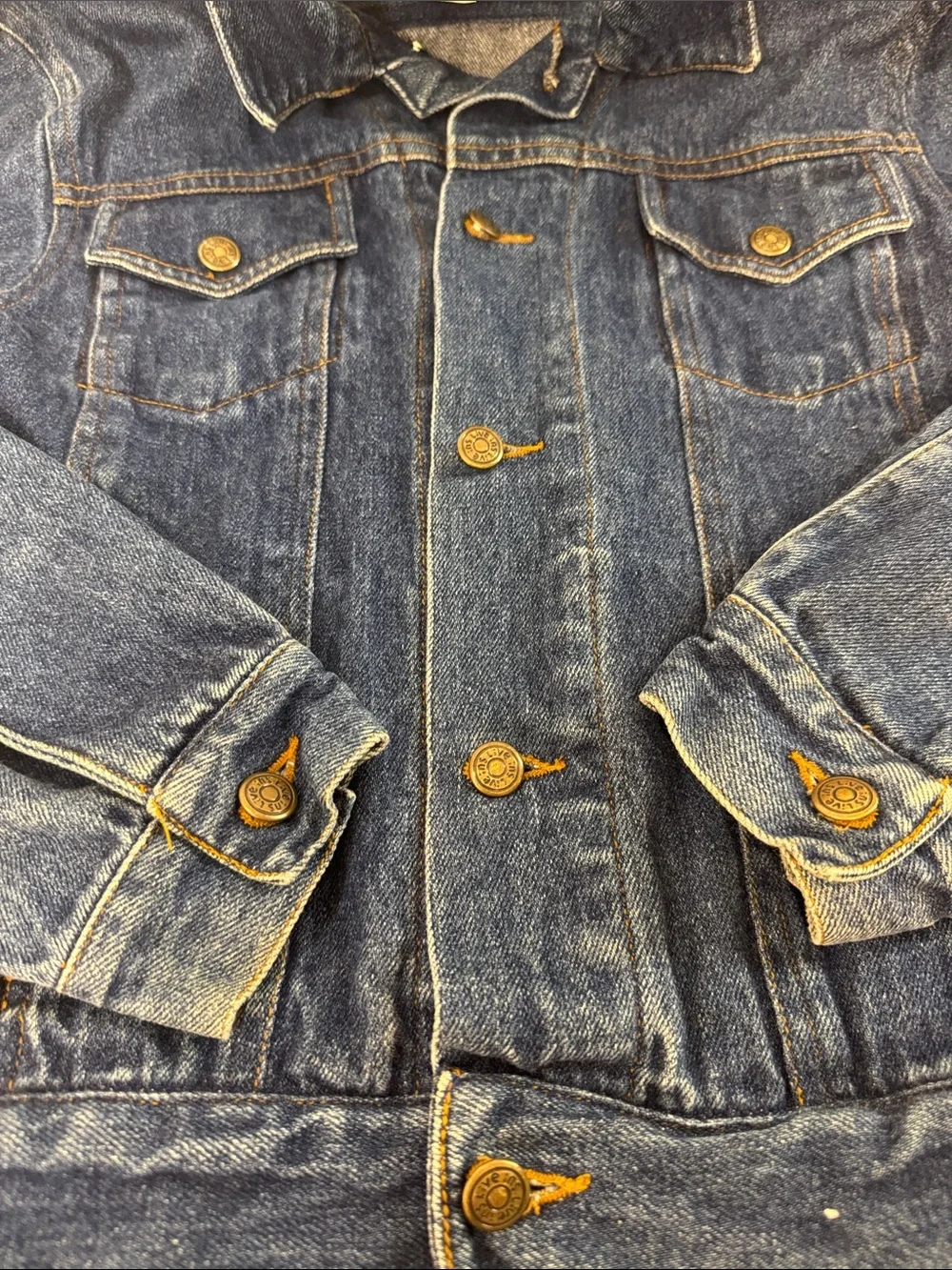 Vintage Live Ins Blue Denim Jacket Kids size 14 or women’s XS